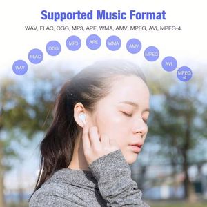 เครื่องเล่นเพลง MP3 หน้าจอ LCD 1.8 นิ้ว เสียงคุณภาพสูงแบบไม่สูญเสีย พร้อมฟังก์ชั่นบันทึกเสียง วิทยุ FM อีบุ๊ก บลูทูธ เครื่องเล่น MP4 - Product Image 4