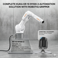 Robot industriel ultra-compact KUKA KR 10 R1100-3 à 6 axes, charge nominale de 10 kg, portée de 1101 mm, IP67, boîte de vitesses automatique, moteur