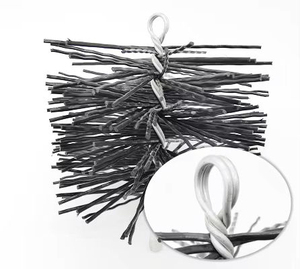 Kit de brosses de nettoyage pour poêle à granulés rond, foyer polyvalent et cheminée - Product Image 3
