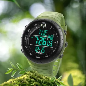 SMAEL 1237 Led Sports Waterproof Watch Factory Direct Wholesale Electronics Digital Mens Watch
