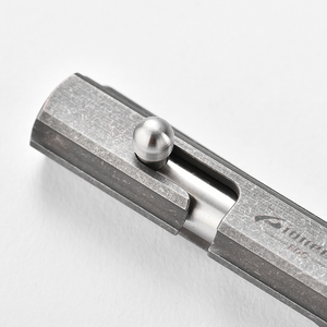 Stylo en titane PioneerEDC multifonctionnel léger de qualité EDC en alliage de titane Nouveau design tactique à action par culbuteur - Product Image 4