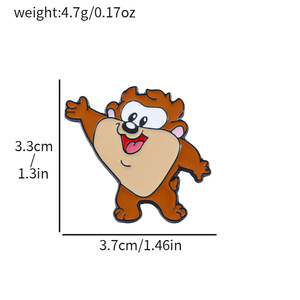 Dễ thương phim hoạt hình phim hoạt hình kim loại huy hiệu Daffy vịt thỏ chim mèo lớn hợp Kim Trâm phụ kiện mềm men Pin - Product Image 2
