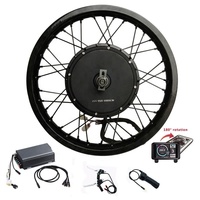 Kit de moteur de moyeu de moto de vélo électrique QS 205 v3 72v 3000w 5000w 8000w à vitesse rapide puissante avec contrôleur SABVOTON