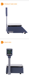 Rls1000a/1100A kỹ thuật số trọng lượng quy mô máy in nhãn 30kg Công suất ABS nhựa LCD/LED hiển thị OEM/ODM hỗ trợ OIML chứng nhận - Product Image 5