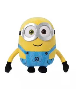 BSCI/SEDEX audit mainan boneka kartun kustom Minion Natal mainan boneka cantik untuk anak-anak