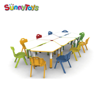 Table et chaise en plastique pour enfants/enfants table et chaises