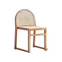 Offre Spéciale nordique salle à manger chaise meubles pour salon hôtel Restaurant cuisine rotin bois en bois 4 6 8 chaise et Table ensemble