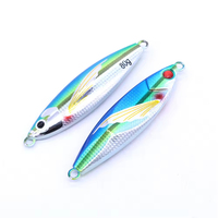 40g 60g 80g 100g Appâts de pêche en métal imprimé pour la pêche au marlin, la carpe et le bar.