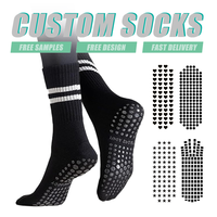 Chaussettes de yoga et de Pilates antidérapantes pour femmes, chaussettes de Pilates mi-mollet personnalisées, chaussettes de yoga respirantes antidérapantes de haute qualité