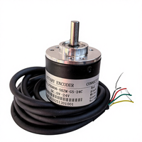 Encodeur rotatif photoélectrique incrémental 600Ppr 38mm 5-24V AB Gauche 50ZM-G5-24C pour équipement d'automatisation