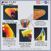 Visière photochromique pour demi-casque HJC F31 I31 HJ-43 HJ43, lentille photochromique, bouclier de remplacement étanche, protection UV, accessoires de moto