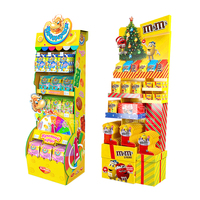 Présentoir Personnalisé en Carton pour Snacks, Noix, Pain, Bonbons, Aliments, Chocolat et Croustilles, Présentoir en Carton Ondulé