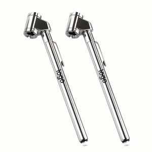 Manomètre de pression des pneus de camion et de voiture robuste avec logo personnalisé, connecteur de gonflage, pompe à air pour vélo et moto - Kit d'outils promotionnels - Product Image 1