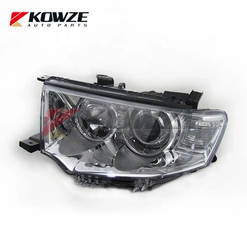 Kowze Kit lampu depan XENON HID suku cadang otomatis dengan lensa untuk Mitsubishi Pajero Sport Montero Nativa 8301C483