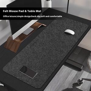 <span class=keywords><strong>Alfombrilla</strong></span> de ratón de fieltro de Color sólido Simple grande para <span class=keywords><strong>Amazon</strong></span>, antideslizante de plástico de goteo grueso para juegos y uso de oficina o <span class=keywords><strong>alfombrilla</strong></span> de caligrafía - Product Image 1