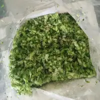 Organik IQF dondurulmuş Riced brokoli toplu basit madde pirinç koşer helal BRC HACCP