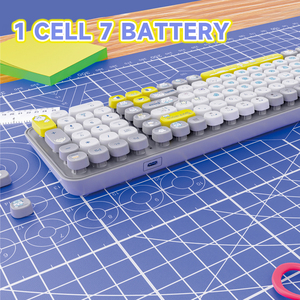 Tùy Chỉnh Dễ Thương Phim Hoạt Hình Keycaps 105 Phím Có Dây Và Không Dây 2.4G Đa-Phiên Bản Màng Bàn Phím Cho Cô Gái Nhà Văn Phòng Quà Tặng - Product Image 6