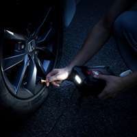 12V DC ABS Material Car Tire Inflator Digital Air Compressor with Auto Shut Off LED Display CE Certified for Car SUV Motorcycle