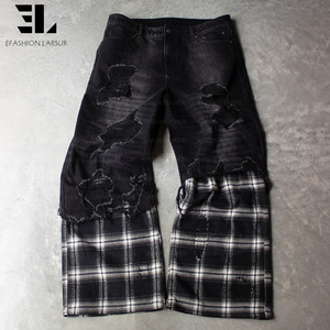 Pantalones cargo de lona de pato, sarga de algodón con lavado desgastado, holgados y rectos, tácticos, para trabajo y patinaje - Product Image 1