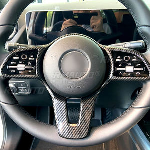 Couverture de panneau de volant de voiture aspect carbone pour Mercedes Benz W177 W247 W205 W213 X247 C257 X253 W167 X167 2019-2021 - Product Image 2