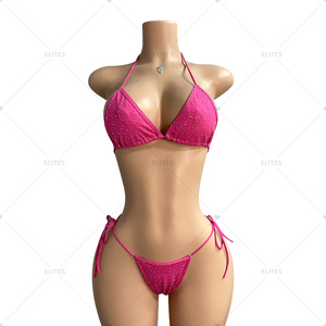 cheap sexy stripper clothes Wholesale Designer Exotic Dancewear Pole Stripper Outfits Stripper Clothes  Sexy Bikini Sets Rhinestone Lingerie Women - Leopard Sexy Lingerie, Sexy  Lingerie main image 1