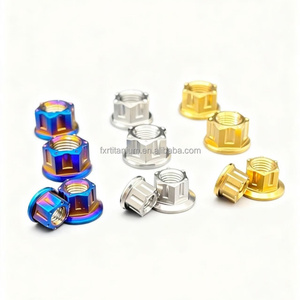 Chất lượng hàng đầu Titanium <span class=keywords><strong>Nut</strong></span> M6 M8 M10 M12 1.25 Pitch M14 <span class=keywords><strong>1.5</strong></span> Pitch <span class=keywords><strong>M16</strong></span> <span class=keywords><strong>1.5</strong></span> Pitch Torx mặt bích hình lục giác hạt tùy chỉnh ti Fastener - Product Image 4
