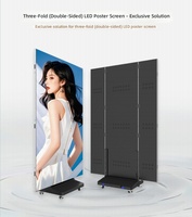Pantalla LED Plegable de Doble Cara FutureX GOB para Carteles Digitales, Ideal para Publicidad en Salas de Cine y Teatros