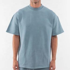 T-shirts pour hommes de haute qualité, mode masculine, luxe, graphiques, unis, lourds, 100% coton, lavés, imprimés, brodés, vierges - Product Image 4