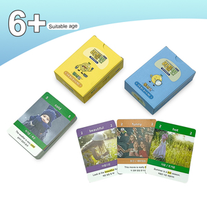Individuelle echte Bilder Wörter-Spiel Sprachenlernkart zweisprachig koreanisch englisch Kinder pädagogische Flash-Karten-Karten-Spiel Druck - Product Image 3