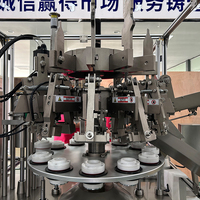 Machine de remplissage et de scellage de tubes souples en plastique pour crème gel lotion, machine de formage, de remplissage et de scellage de tubes de dentifrice