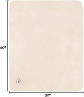 Jeté en sherpa réversible de luxe, imperméable, léger, couverture pour animaux de compagnie, protège les canapés, les lits, les éclaboussures, les taches, les chiens, les voyages, l'été