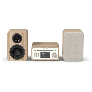Compatto HI FI CLASSIC Stéréo Mini Bluetooth Coton Chêne Blanc 2x 20w 254591 - Product Image 1