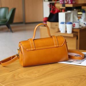 Bolso de Mano de Cuero Genuino de Vacuno de Siete Colores Andong para Mujer, Bolso Bandolera de Moda, Bolso de Mano de Gran Capacidad - Product Image 4