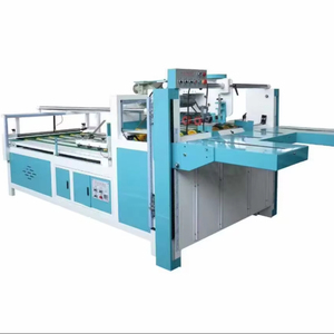 Encoladora semiautomática de cartón corrugado/máquina de pegamento de caja/máquina encoladora de carpetas de cartón - Product Image 1