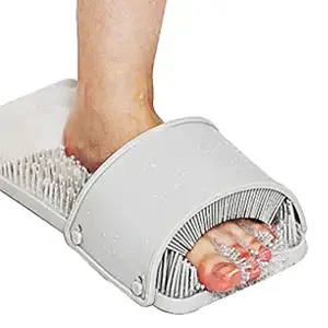 2023 più venduto nuovo Design doccia in Silicone Scrubber per piedi bagno doccia esfoliante Pedicure pantofola dura per la pelle morta