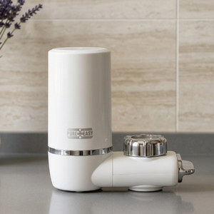 Depuratore d'acqua da rubinetto <span class=keywords><strong>per</strong></span> uso domestico, cucina e <span class=keywords><strong>bagno</strong></span>, filtro in ceramica <span class=keywords><strong>per</strong></span> rubinetto, rimuove batteri, cloro e metalli pesanti - Product Image 1