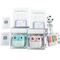 Q5 mainan kamera Digital anak, mainan kamera cetak instan kamera Video fotografi Mini Printer termal hadiah ulang tahun anak laki-laki dan perempuan