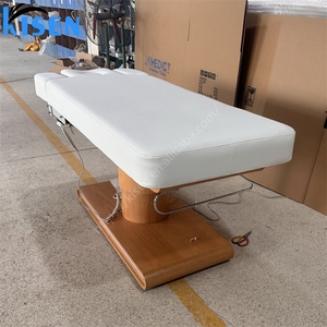 Kisen Luxury Modern 3 Motors <b>Table</b> De Massage <b>Electric</b> Eyelash Facial Bed Cosmetic Color Wood Beauty Salon Bed for Sales - Product Image 6