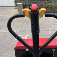 Vente flash : transpalette électrique manuel à batterie au plomb-acide 48V avec pneus pleins pour terrains accidentés