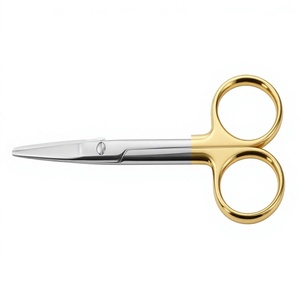 Optitech Healthcare DSS-915 Surgical Scissors Stainless Steel Gold Handle Manual Class II CE Certified <b>Instrument</b> for Surgery - Product Image 6