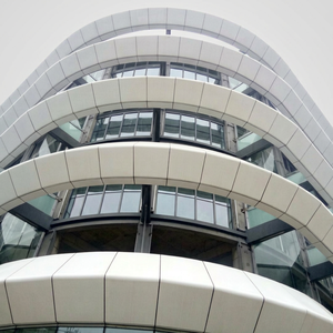 Système de façade extérieure contemporaine en aluminium anodisé pour murs-rideaux – Solution d'enveloppe de bâtiment - Product Image 1