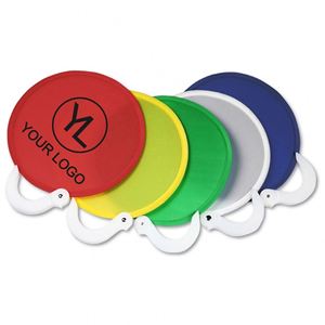 Abanicos Plegables Redondos Flexibles con Logotipo Personalizado, Abanico Plegable de Nailon para Regalos Promocionales - Product Image 1
