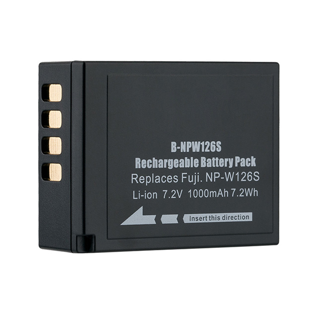 TPF Camera NP-W126S Lithium Ion Battery Pack Rechargeable 7.2V ABS Charging for Photography Use in Stock Fuji Compatible
