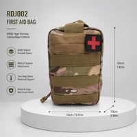 Trousse de premiers secours tactique Oxford 600D, pochette médicale d'urgence pour la survie en milieu sauvage, soins des traumatismes en plein air, rangement