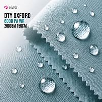 Tissu Oxford PU 600D populaire, 100% polyester tissé, 1000 mm, 220 g/m², 150 cm, imperméable, idéal pour les tentes et les vestes