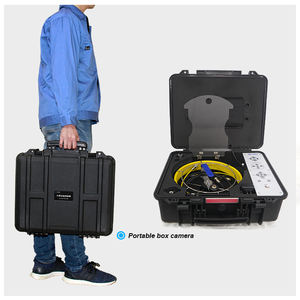 Boru çapı 20-boru kamerası mm için muayene endoskobu değiştirilebilir lensler merkezleyici ile IP68 itme çubuğu metre tezgah 400 - Product Image 6