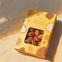 Boîtes en mylar personnalisées à impression numérique pour l'emballage de biscuits et de beignets Boîtes en papier à pliage facile Boîtes à couvercle supérieur et inférieur