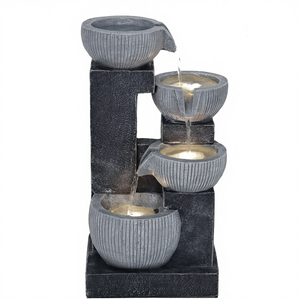 Vente en gros de fontaines à eau en résine moderne pour piscine et barbecue, décoration de jardin, fournisseur direct de Chine - Product Image 1