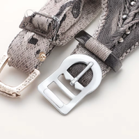 Boucle ardillon surdimensionnée réglable de 40mm pour la sellerie Boucle ardillon drôle de style Ins pour l'été, l'hiver et le printemps