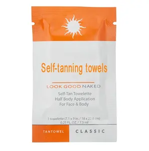 Organische Tan Handdoeken Voor Alle Huidtinten Self Tanner Huidvriendelijk Tanning Towelettes Sunless Tanning Doekjes